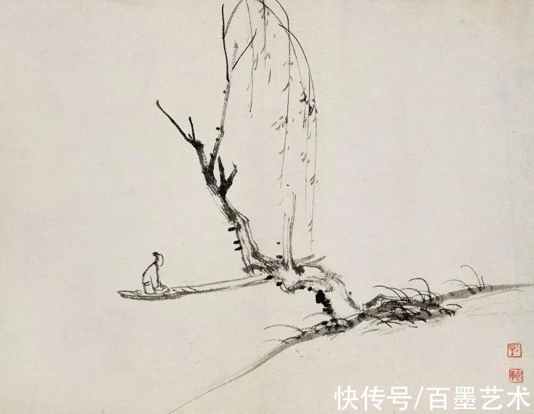 十幅极简小画，意境悠远|雅赏 | 悠远