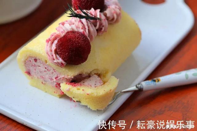 夏天|爆款杨梅蛋糕卷，夏天的快乐值得拥有