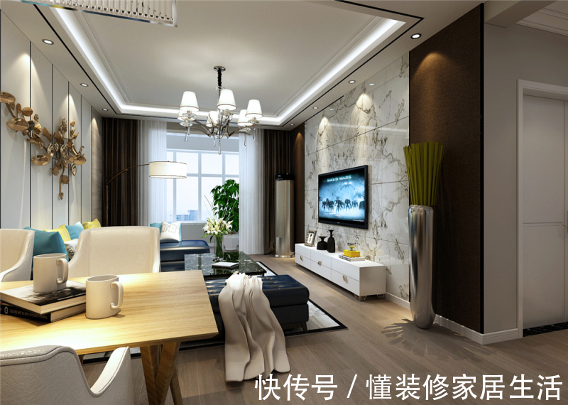 荷香园|90后小夫妻花5万元装修的现代风格,100平米二居室太赞了!-荷香园装修