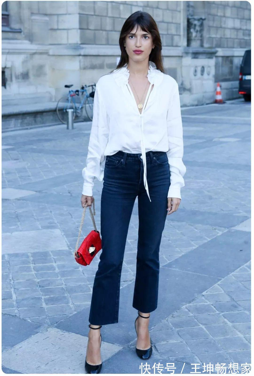 手臂 比起常规款衬衫,这件宽松款可时髦太多了,还是修饰身材的好搭档