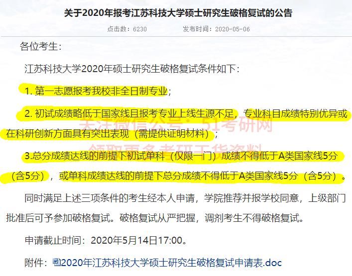 真的，总分或单科没过线也可以进复试！担心擦线的你，有学上了！