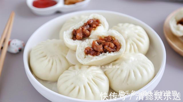 叉烧酱|做包子不要只会加酵母,多加一样,包子白又胖,冷了也不发硬