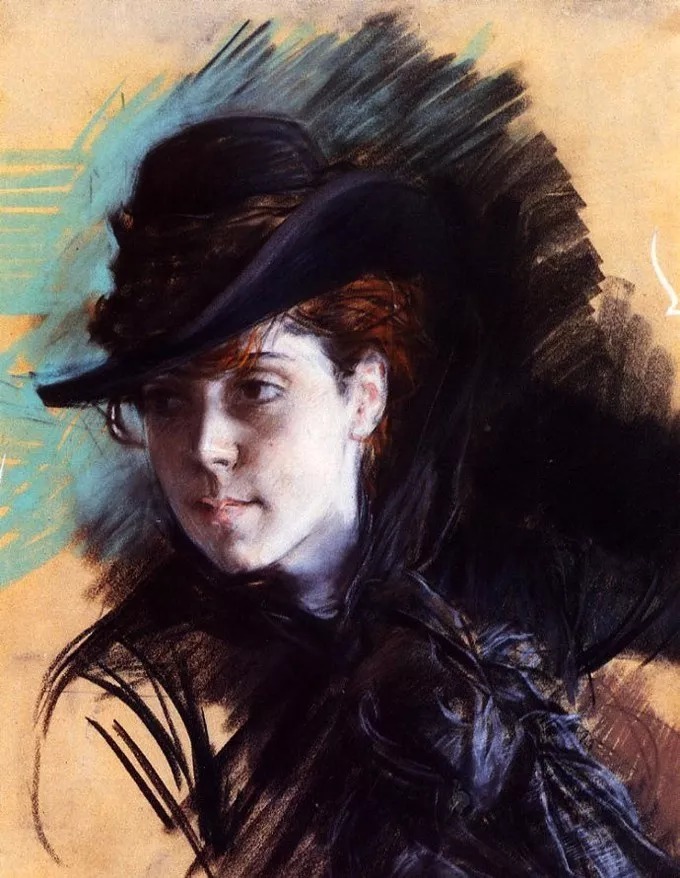 博尔迪尼$意大利画家博尔迪尼笔下的女子,女人味十足