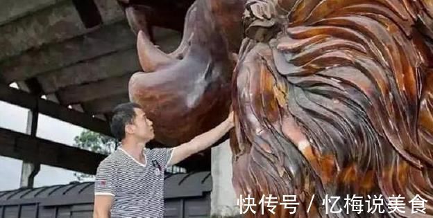 匠人@一匠人雕15米30吨重“雄狮”,称没1000万不卖,今宝物变“废品”