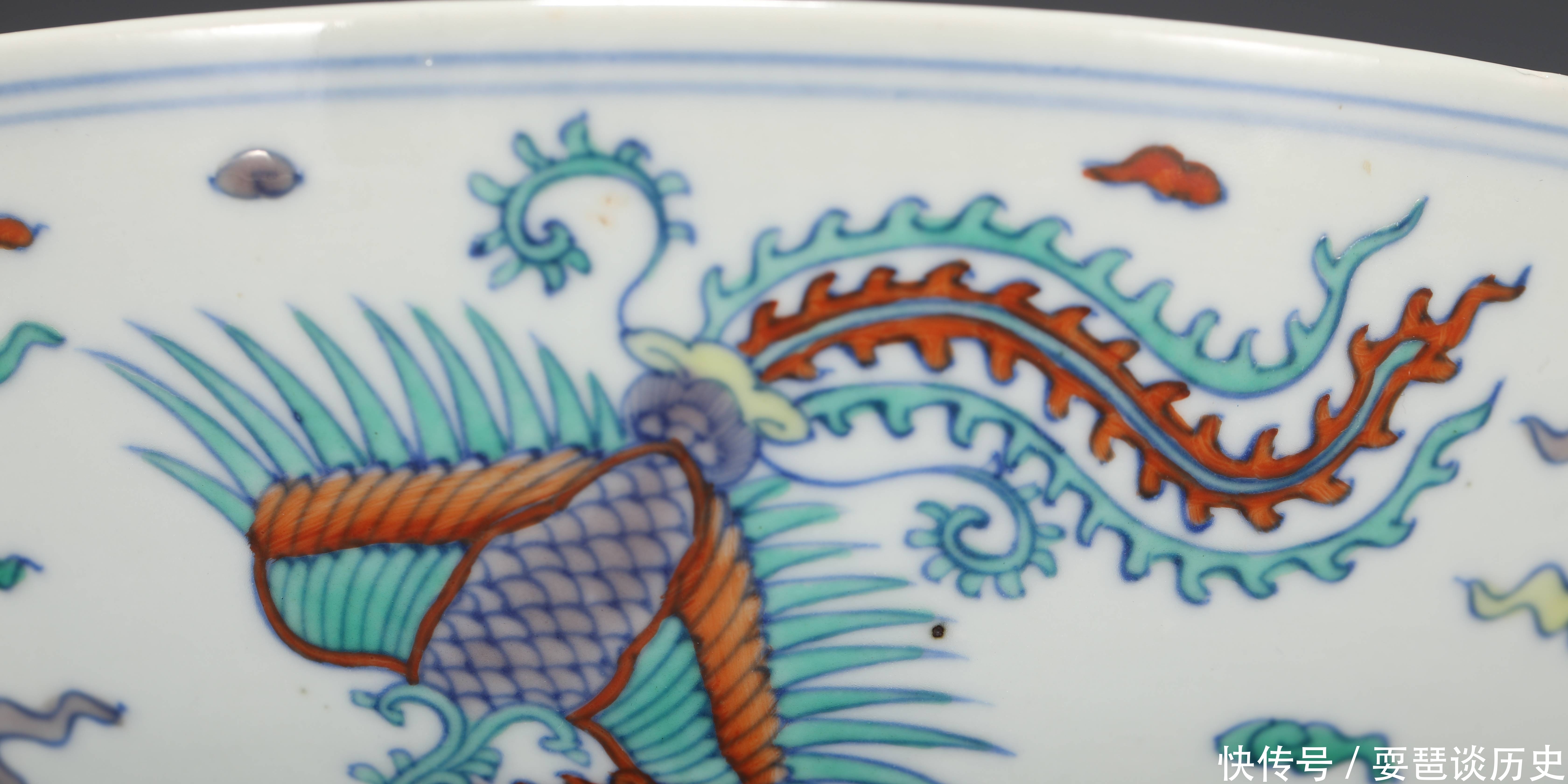 雍正|雍正 斗彩云凤纹大碗