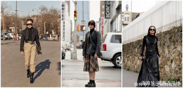 黑色内搭太经典,年年穿都不过时,掌握搭配技巧秋季当潮人
