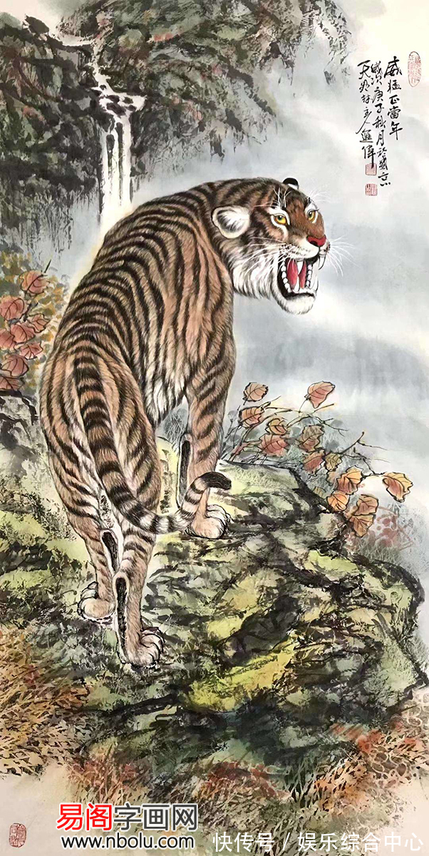 中国画!左进伟动物画:匠心独运,与狼共舞