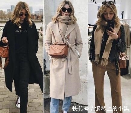  重样|美到不重样！24套秋冬季搭配！这样穿大衣好美！