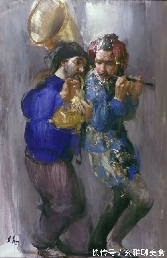 尼古拉&俄罗斯绘画大师级的素描和油画,恰到好处的美