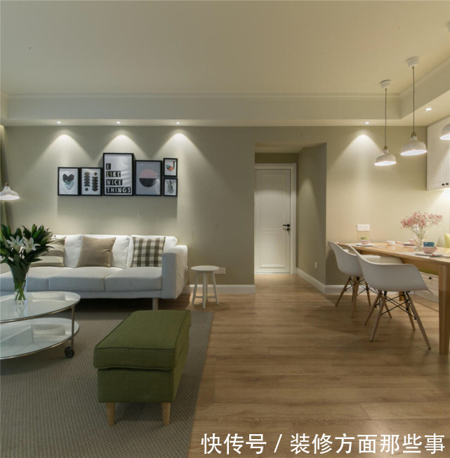 二居室|90㎡北欧式二居室,温馨简洁、自然清新的居所