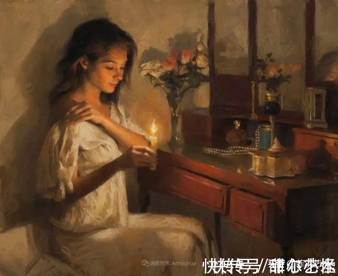 罗梅罗!婀娜多姿,美丽动人~西班牙画家维森特·罗梅罗·雷东多油画欣赏
