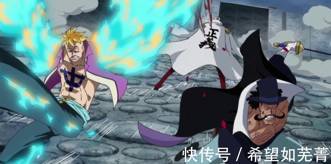 鹰眼|海贼王比斯塔剑术和鹰眼平级,综合实力相差甚远,拦不住赤犬