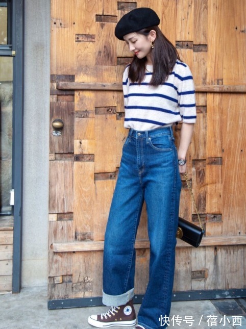 牛仔裤|换季当然要穿“针织衫+牛仔裤”!时髦耐看还百搭,直接照搬也美