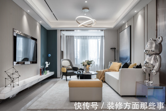 现代风格|太不敢相信了100平三居室,花了15万,还是现代风格!