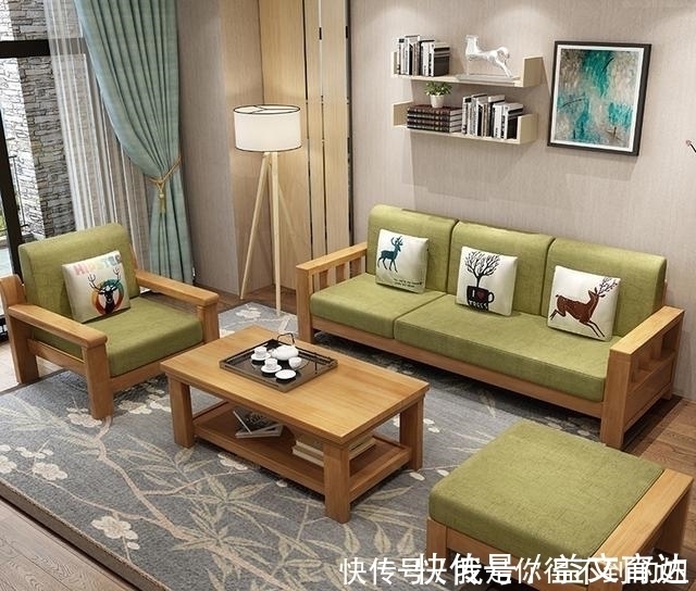 棉麻|传统的沙发已经淘汰，当下流行实木中式沙发，环保又舒适