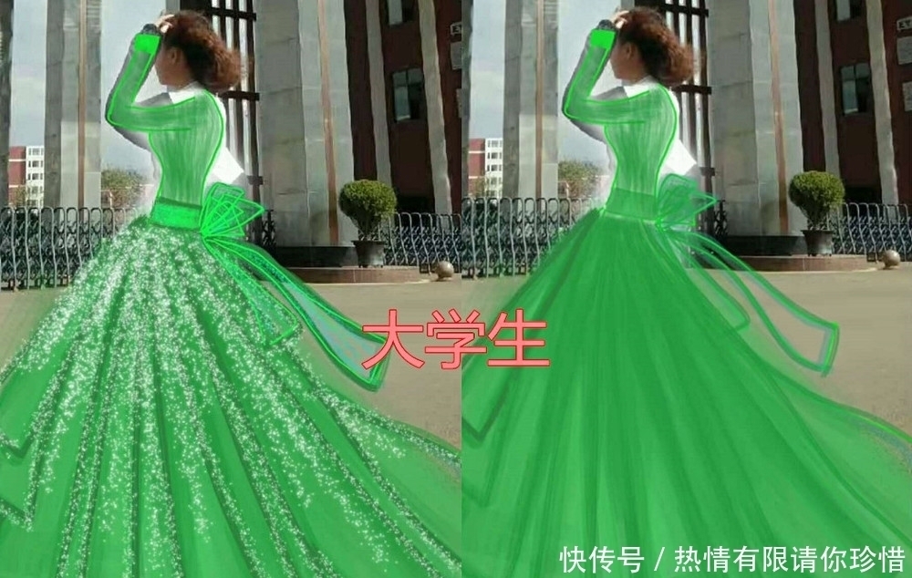 婚纱|画婚纱有多美?小学生不算啥,中学生也不算啥,却被大学生绿了!