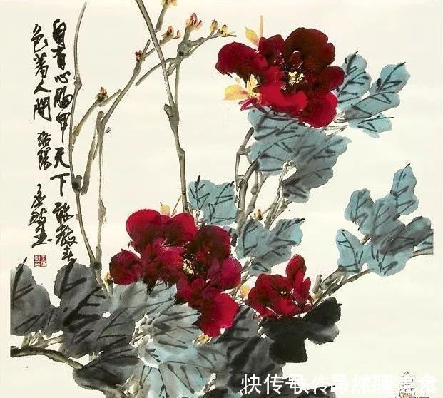 小写意@唯有牡丹真国色!小写意牡丹画150幅,美醉了