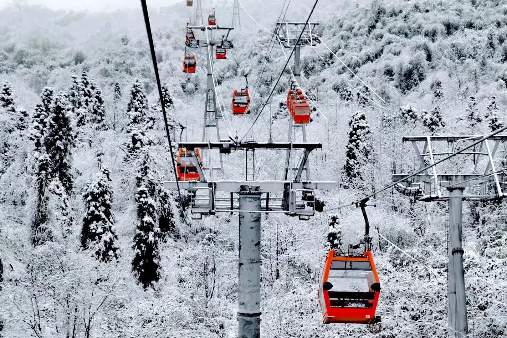 初七|正月初一到初七，西岭雪山交通索道提前至6：30