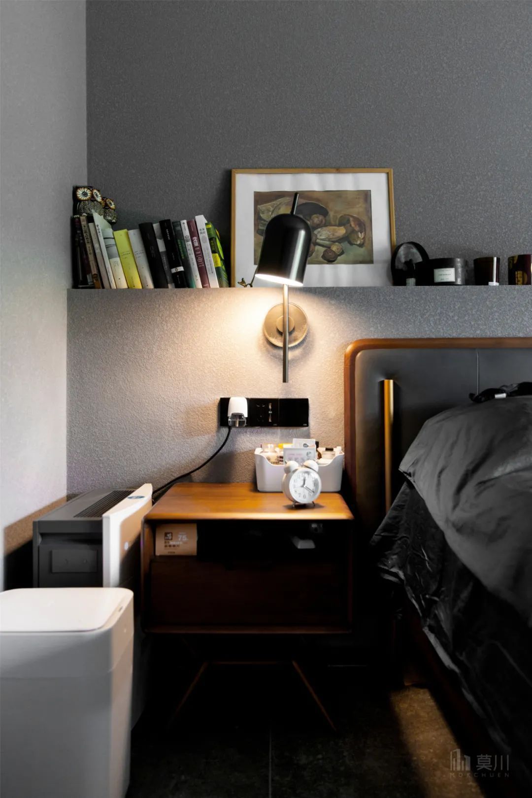 绿植|99㎡现代工业风，85后女神的家，满屋高级灰，绿植清新点缀