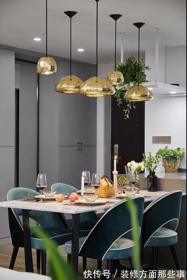 装修风格|100平现代简约风三居室,清新不失活力,优雅中带着精致