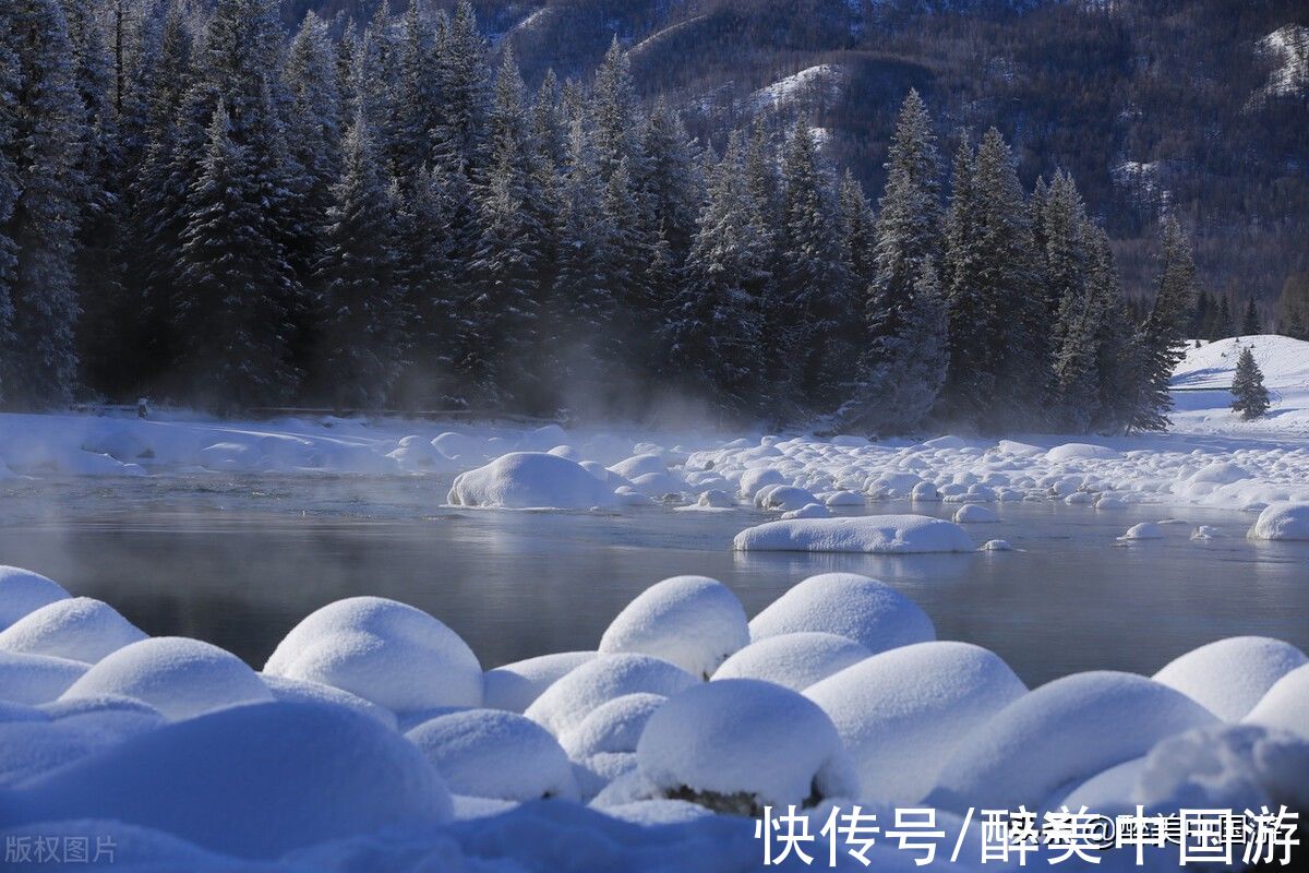 童话世界|冬季来到禾木村看到最美的蘑菇雪景，你去过几个？