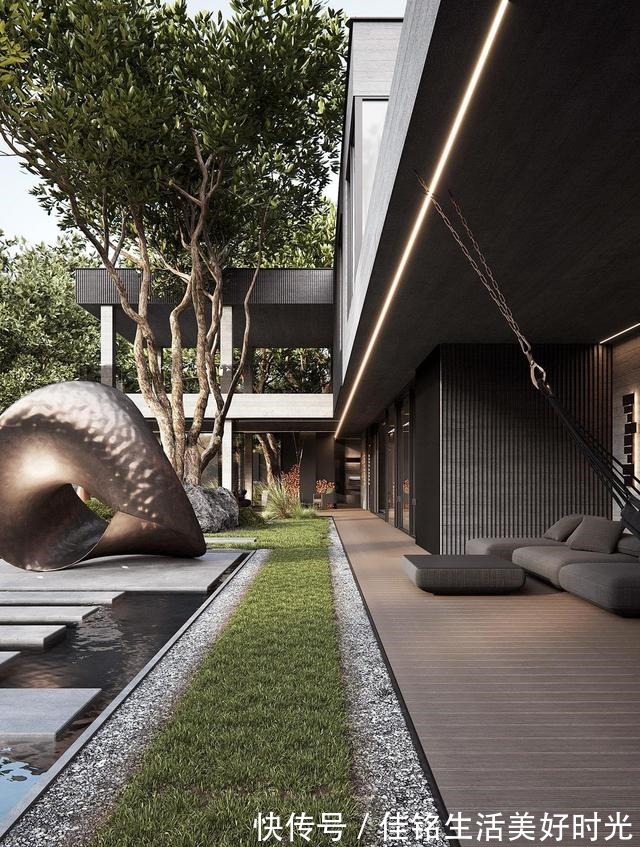 露台|极具现代感的乌克兰750M时尚住宅!