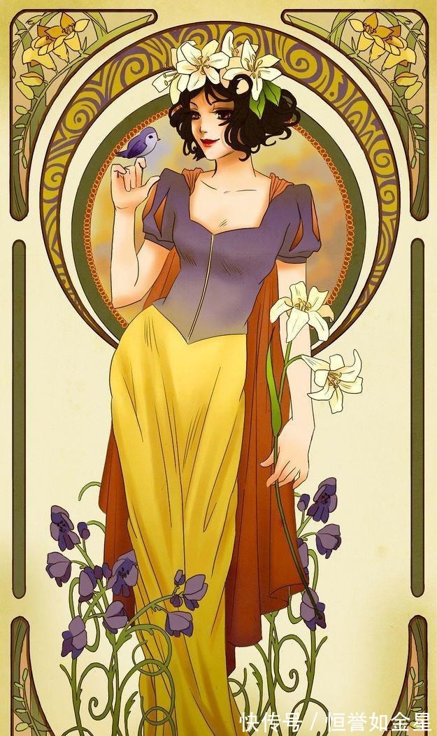 百合|迪士尼公主象征的花朵白雪是百合,爱洛是玫瑰,她的花最特别!