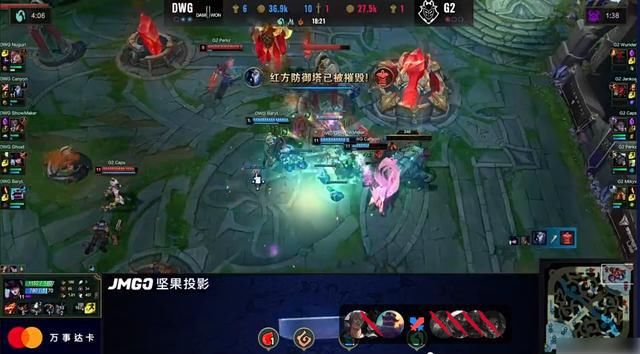 DWG|G2被DWG打成“虐菜局”，长毛泪目泽元懵了，阿布：这对LPL是好事