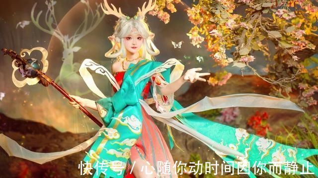 cos|遇见神鹿神级cos，还原度99%？三次元里的瑶妹由画而生，随心而为