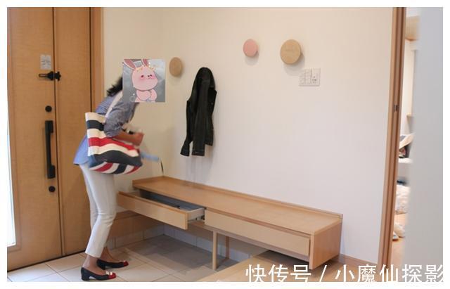 档次|不得不佩服日本的入户设计，镜子+凳子竟如此高级，上档次又便利