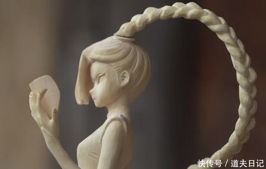 大师|木雕大师做梅花十三手办，上色之后秒变艺术品