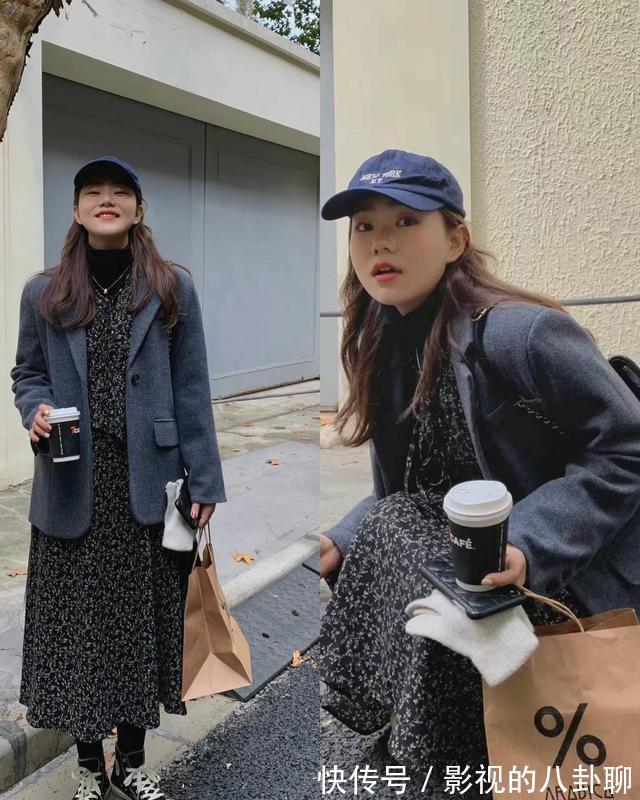 女人 这才是适合身高不足160,微胖女人的冬日穿搭,显高又显瘦