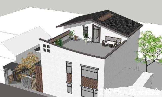 中国传统文化|别墅设计农村新中式别墅，追求高品质生活，打造休闲娱乐空间！