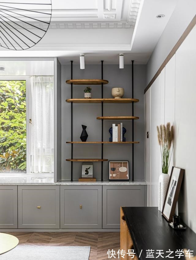 空间|121㎡美式与北欧的邂逅，许你一座城中的温暖港湾！