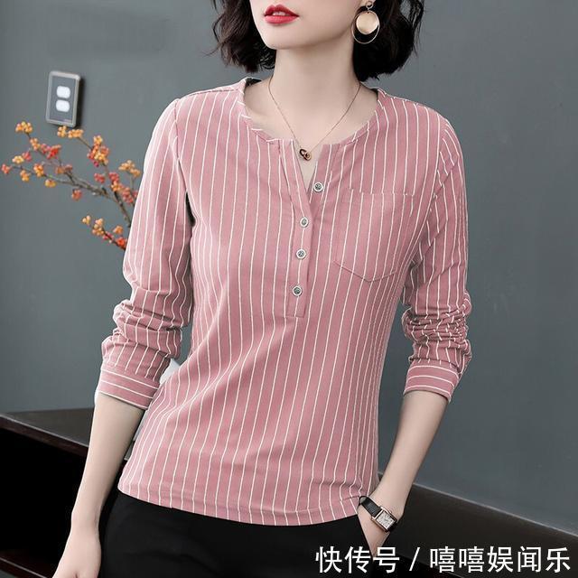 年轻|150斤都可以穿的早秋小衫,藏肉显瘦显年轻