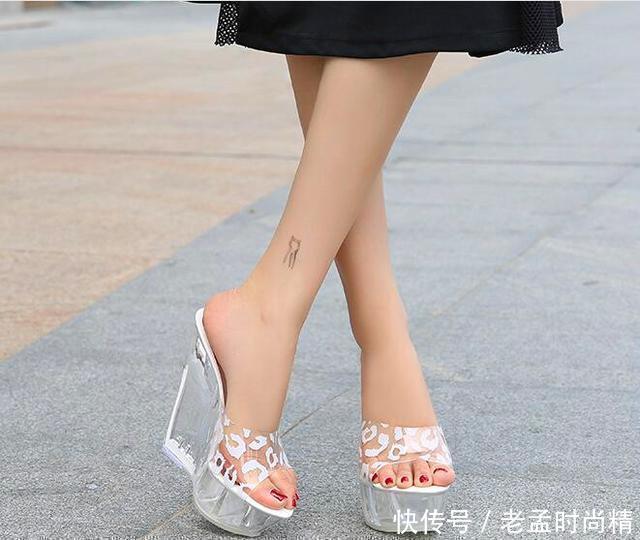 女鞋|时尚女士优雅气质女鞋,欧美新款防水台高跟鞋,特显身材又增高