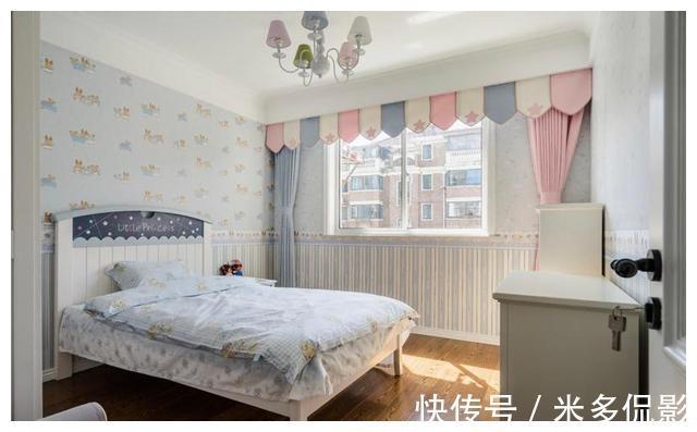 美式|116㎡三居室，简洁舒适的美式风，超通透的户型设计，家家都适用！