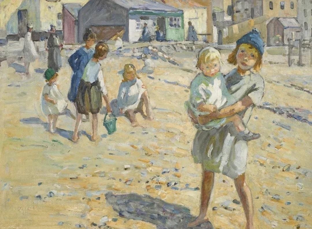 多萝西娅#20世纪英国最伟大的女画家之一多萝西娅·夏普油画作品欣赏