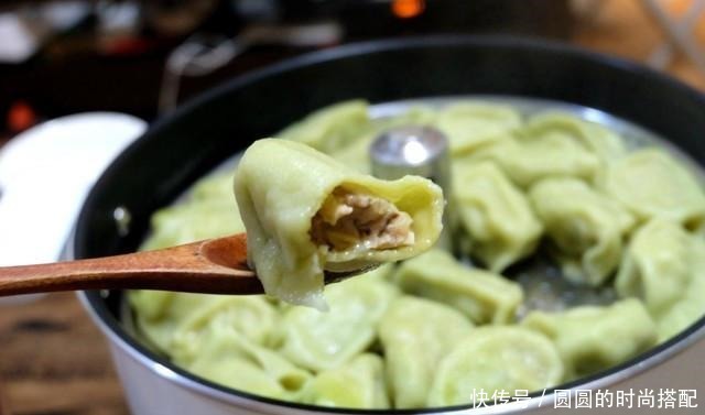  饺子|我家饺子最近常做这个馅，有荤有素营养好，青菜汁揉面孩子更爱吃