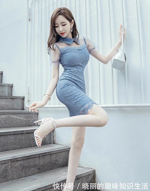 高级感 蕾丝网纱拼接套装,娃娃领独享气质,满满的高级感!