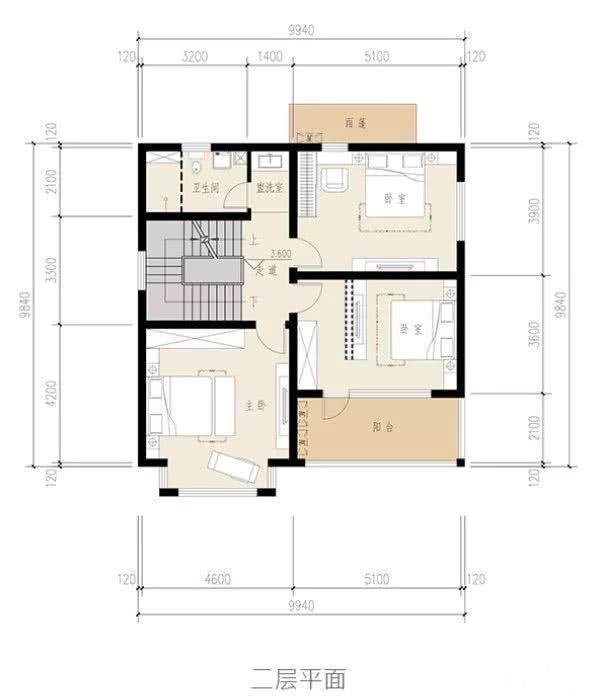 建筑|小开间农村自建房，5款开间10米的农村别墅户型，好看又实用！