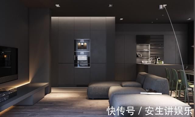 漂亮|灵活的深灰色的现代装饰设计,大气又漂亮