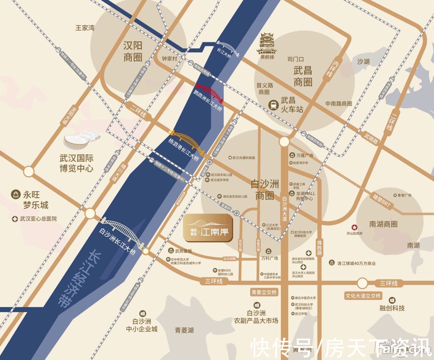 武汉小学|武汉洪山热门楼盘项目现场传来一批新照片，请查收