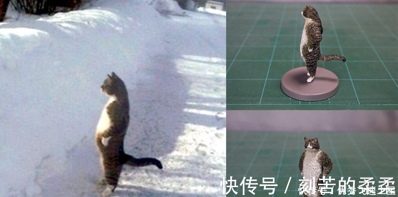 沙雕|二次元粉丝自制手办,看到猫和老鼠笑了,见到巨型高达跪了