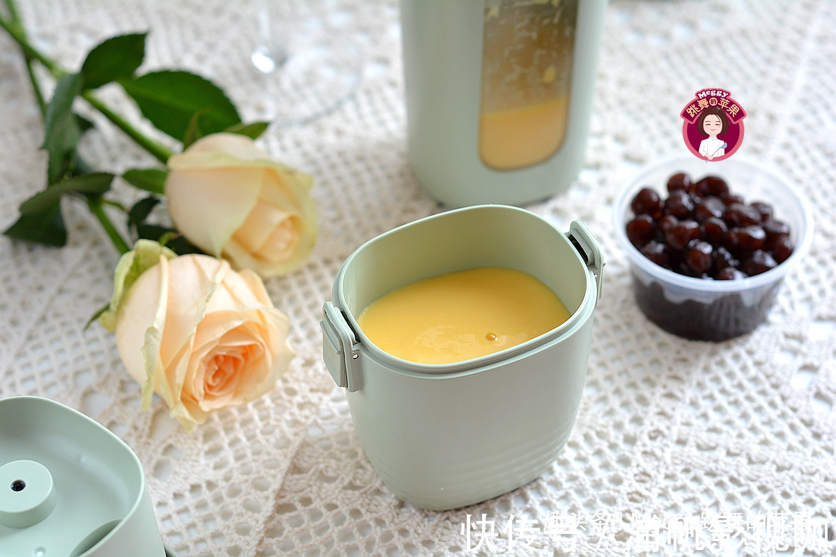 珍珠奶茶|自制黑珍珠芒果奶昔，珍珠不裂有窍门，天然甜甩过珍珠奶茶几条街