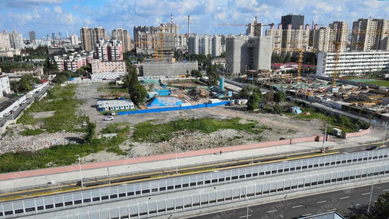 杨浦两宗纯宅地，未来上海市中心的10万+新盘？|赶“集”②| 航拍