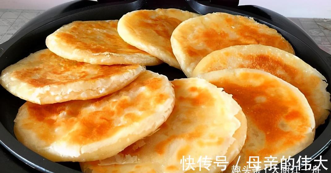 发面|早餐不用出去买了，教你在家做酥皮小糖饼，不用发面，简单又省事