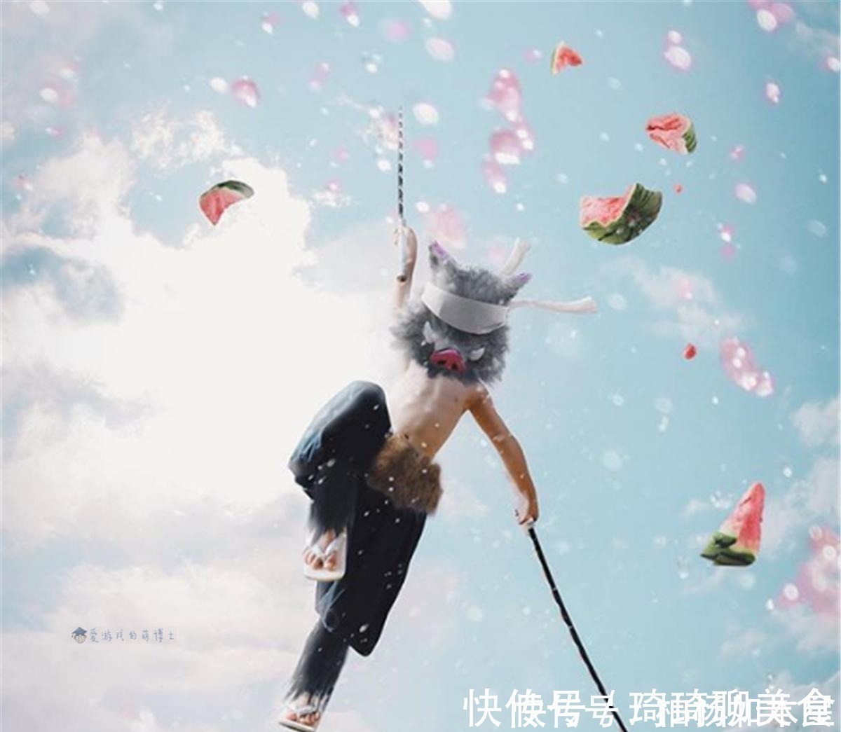 我妻善逸|迷你版的炭治郎好可爱,网友把儿子打扮成了《鬼灭之刃》角色