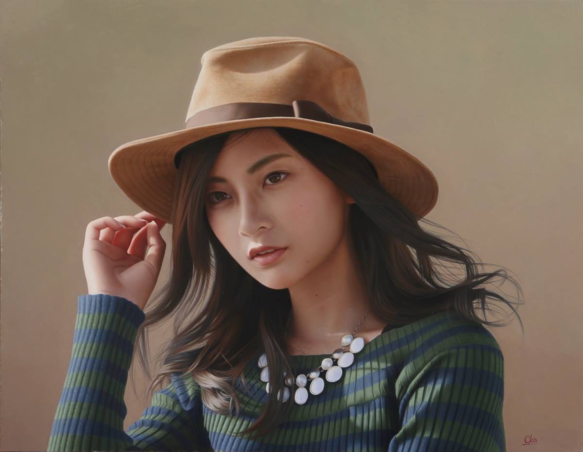 超写实绘画#日本超写实绘画第一人,80后艺术家冈冈康夫的最新作品