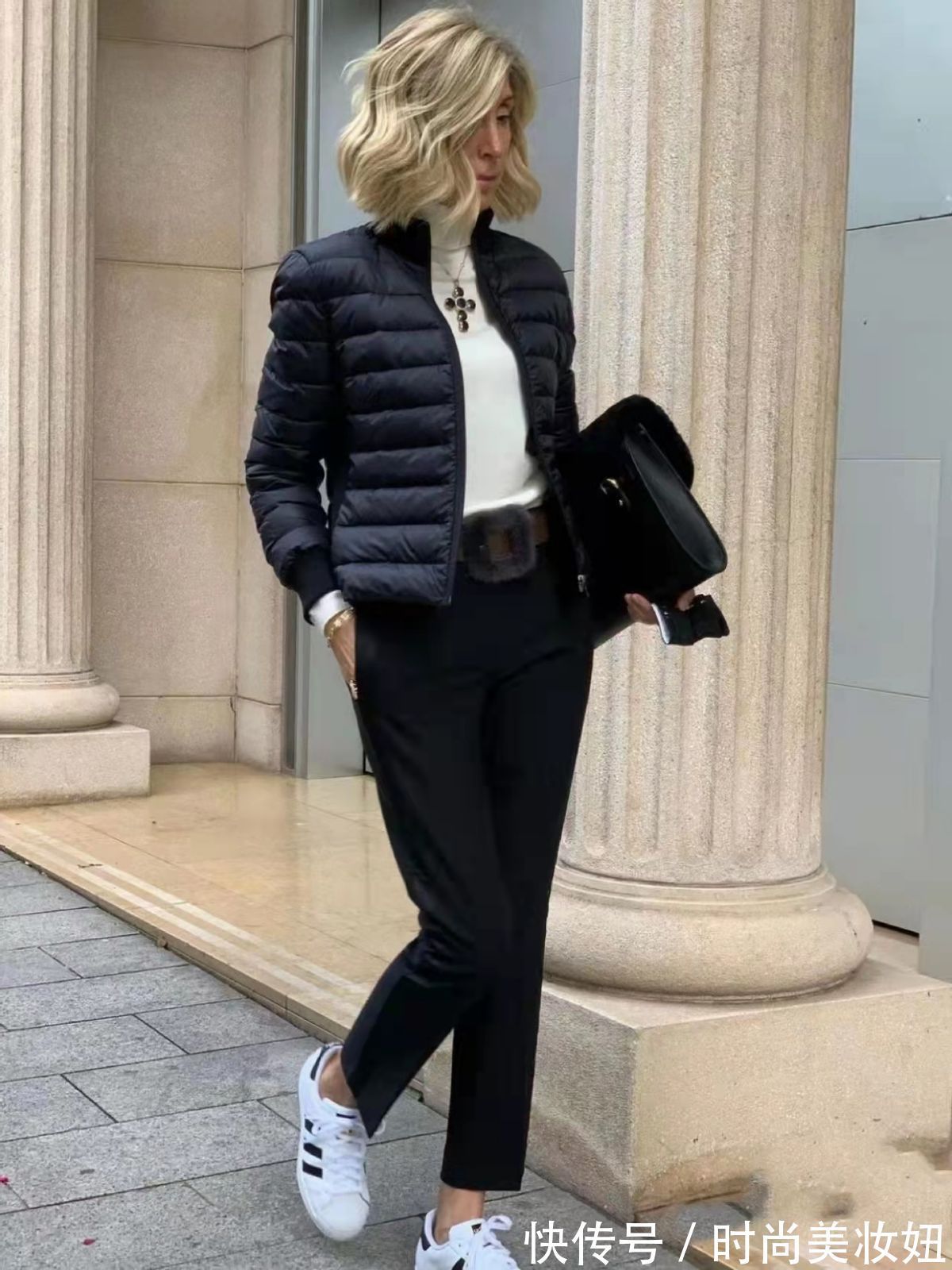 格纹 真正有品味的女人,穿衣都很简洁,看50岁的她穿搭满满高级感